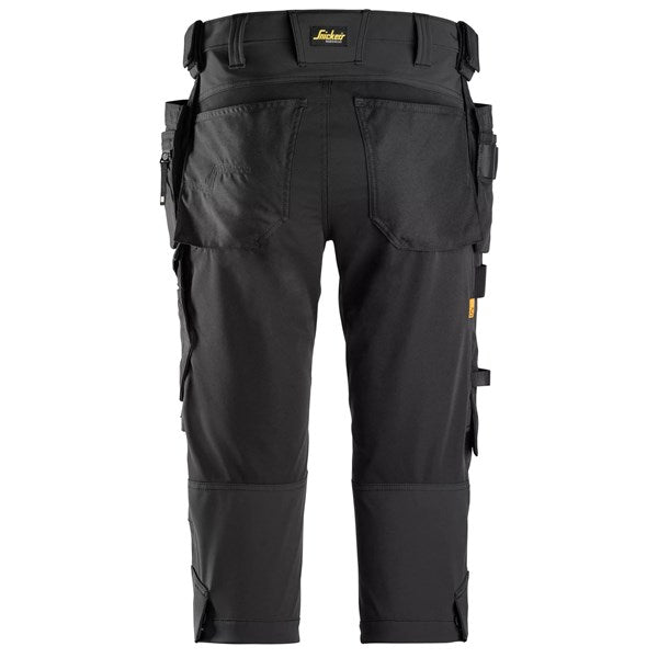 Snickers 6178 AllroundWork 4-way Stretch pirātu bikses ar kabatām – Maksimāla kustību brīvība un aizsardzība aktīvai darba dienai