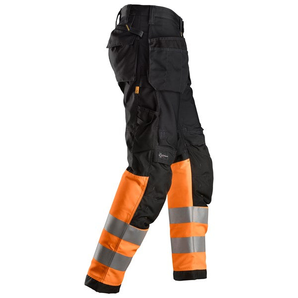 Snickers 6233 High-Vis Class 1 darba bikses – Redzamība, Komforts un Aizsardzība ikdienas darbam
