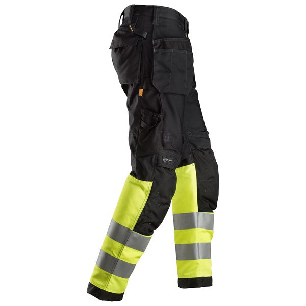 Snickers 6233 High-Vis Class 1 darba bikses – Redzamība, Komforts un Aizsardzība ikdienas darbam