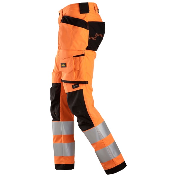 Snickers 6243 High-Vis Class 2 darba bikses – Redzamība, Komforts un Aizsardzība ikdienas darbā