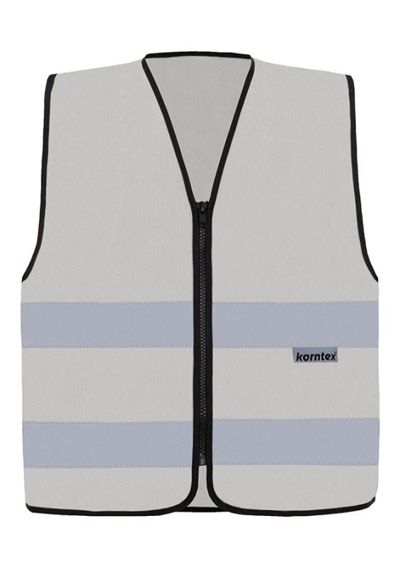 Core veste ar atstarojošām līnijām un rāvējslēdzēju