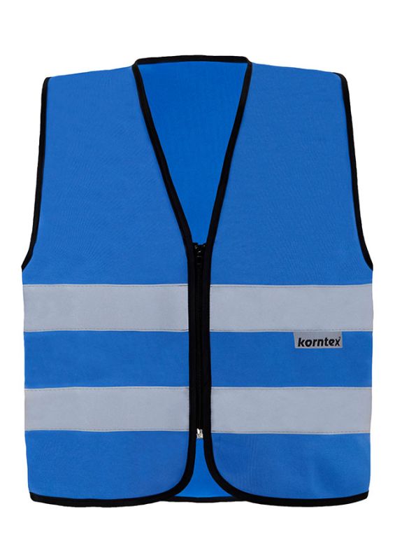 Core veste ar atstarojošām līnijām un rāvējslēdzēju