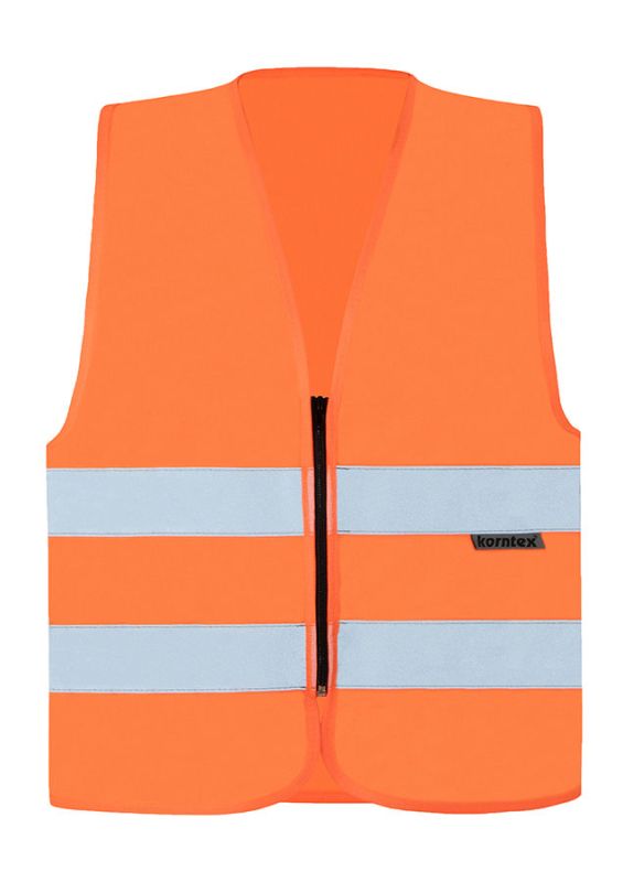 Core veste ar atstarojošām līnijām un rāvējslēdzēju