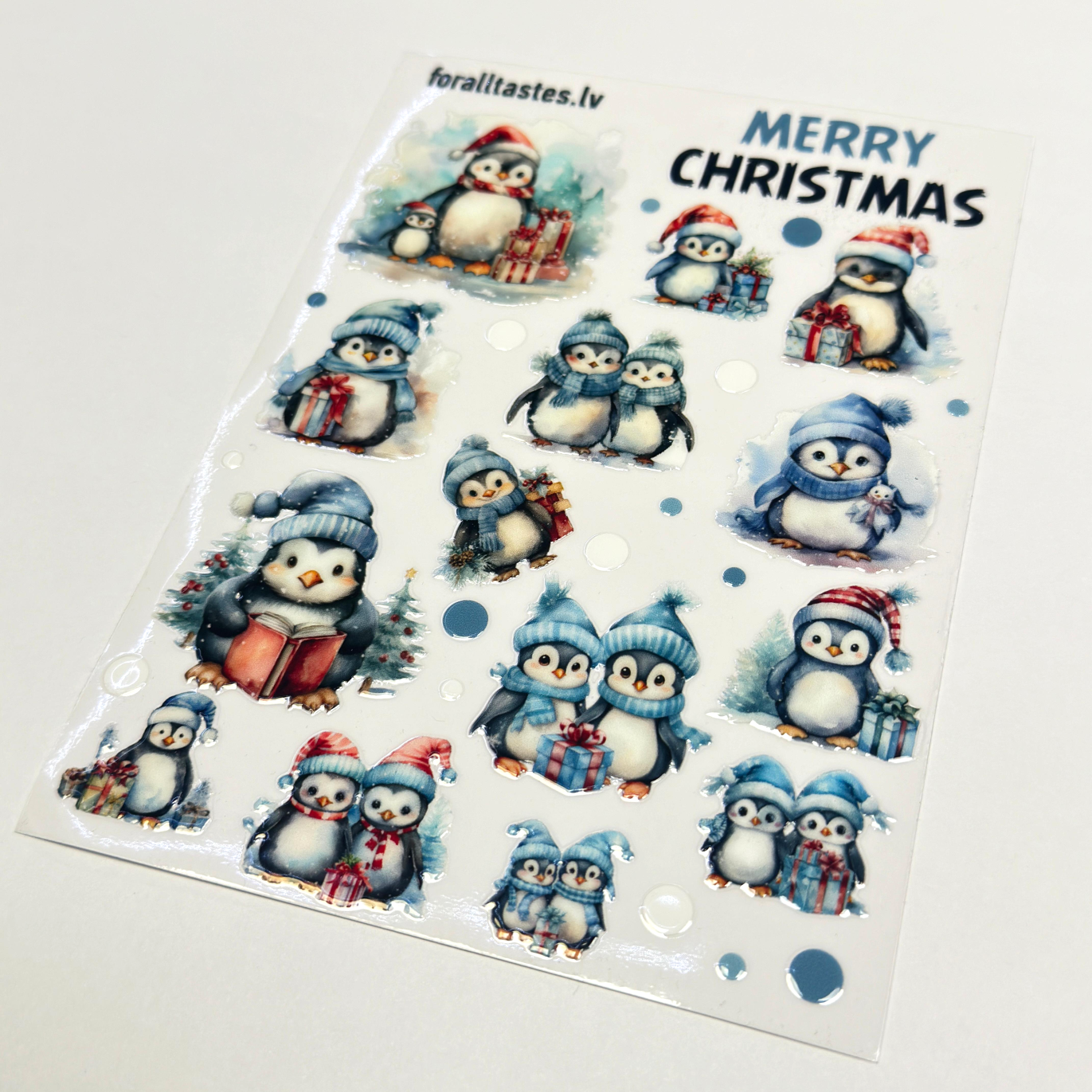 Uzlīmju komplekts - pingvīni