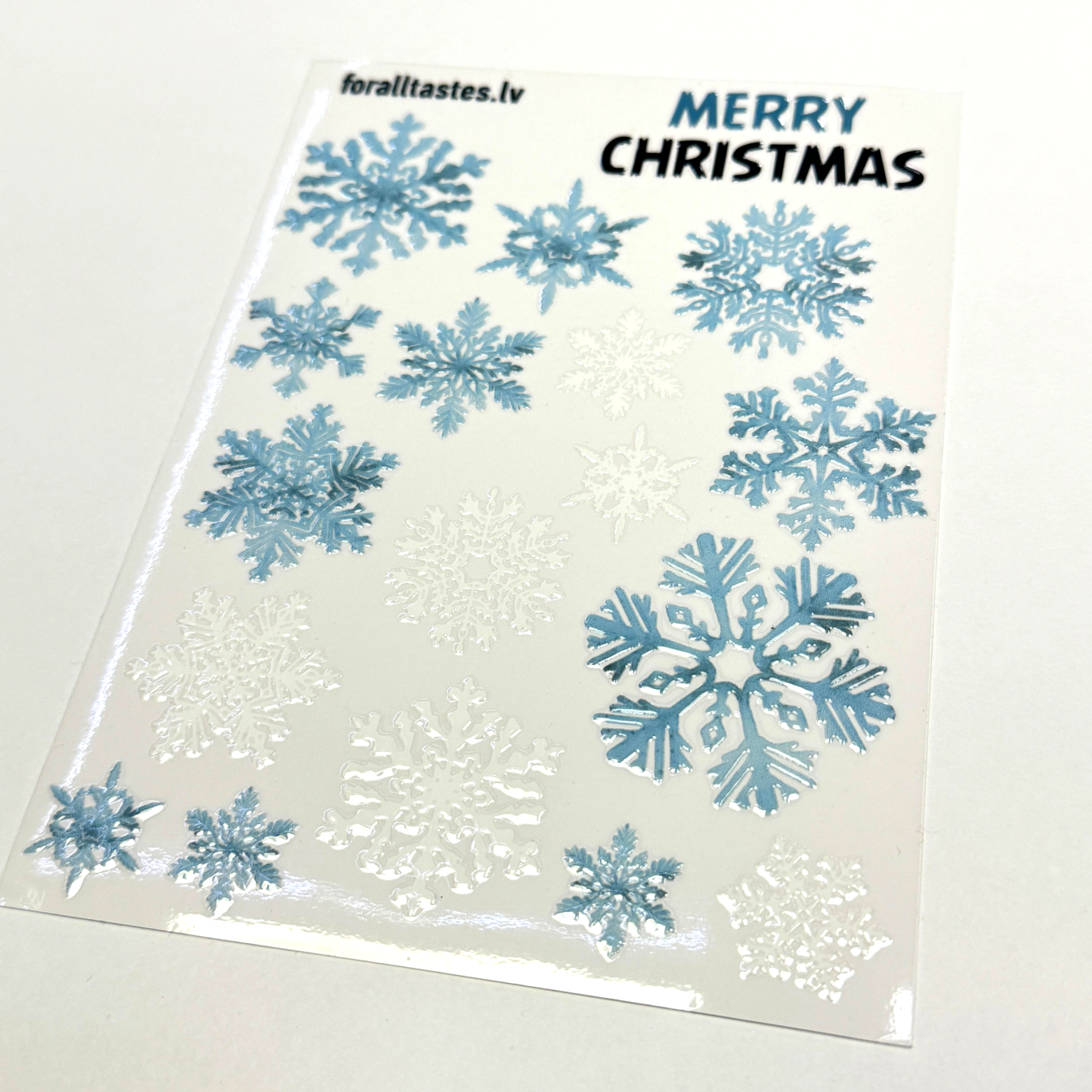 Uzlīmju komplekts - sniegpārsliņas