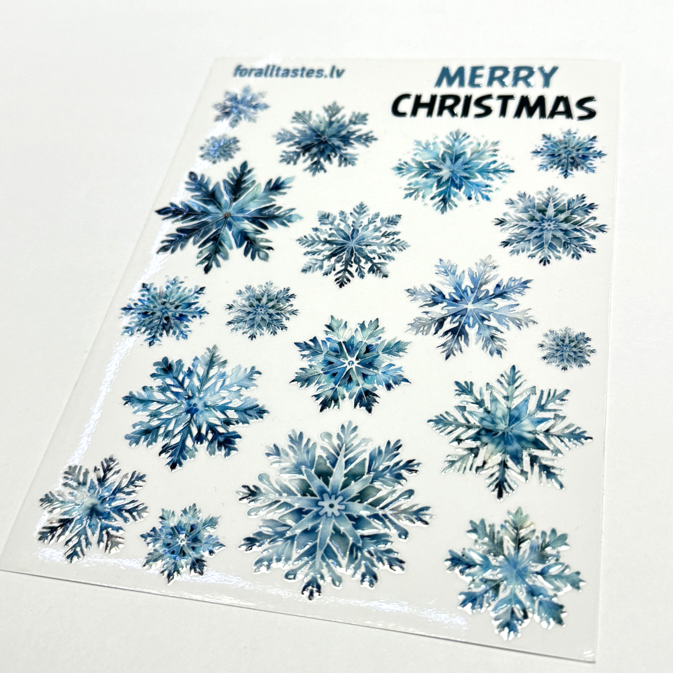 Uzlīmju komplekts - sniegpārsliņas 2