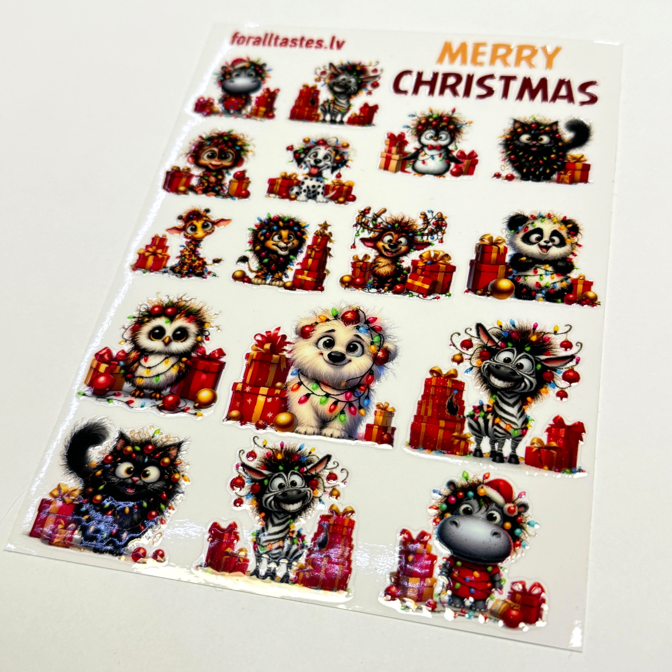 Uzlīmju komplekts - dažādu zvēriņu