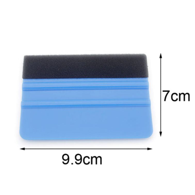 Plastmasas rakele uzlīmju piegludināšanai