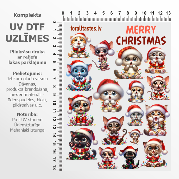 Uzlīmju komplekts - kaķīši
