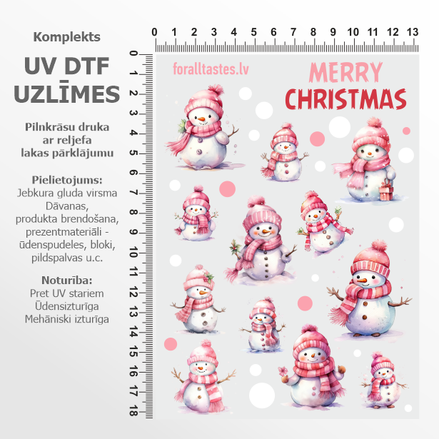 Uzlīmju komplekts - sniegavīri