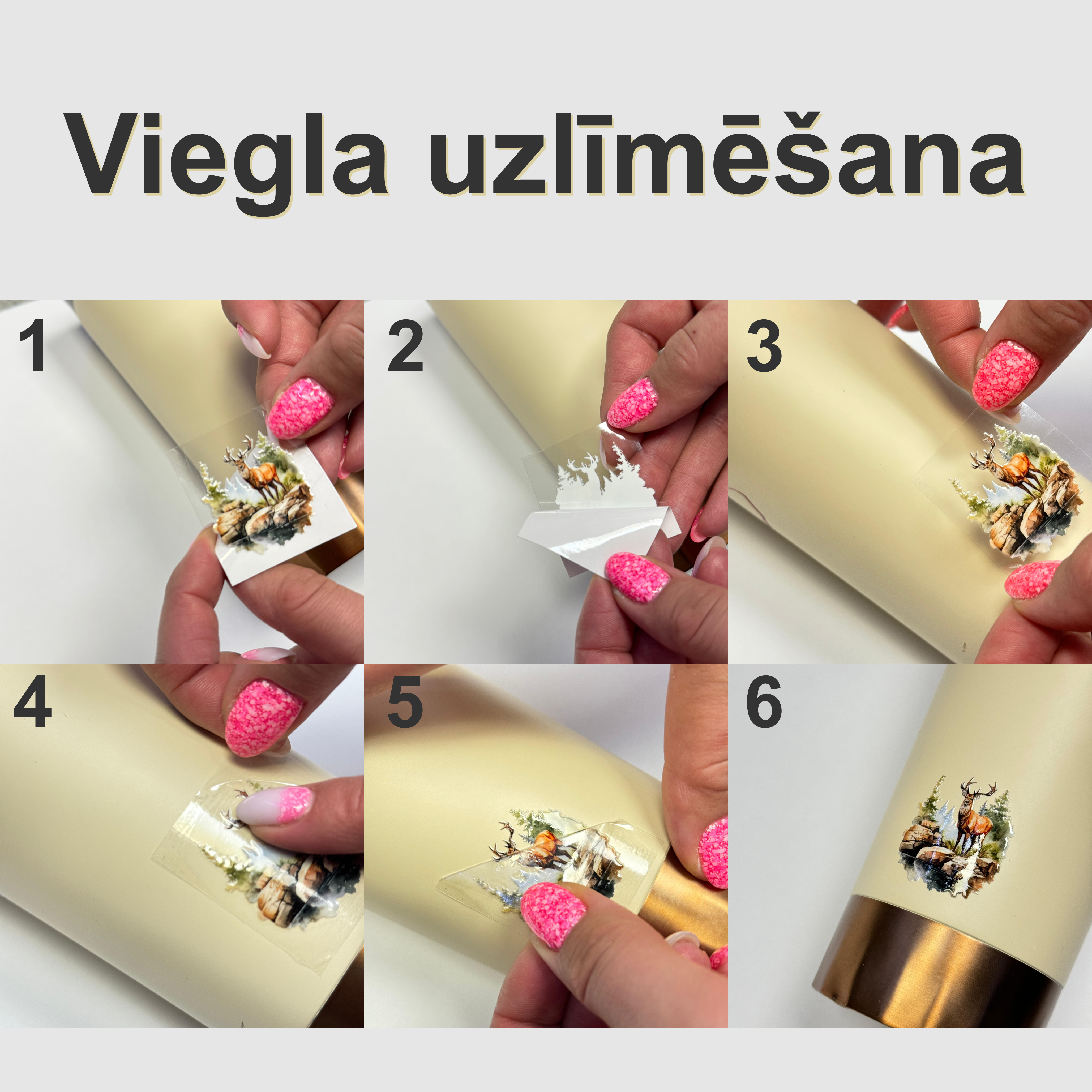 Uzlīmju komplekts - romantika