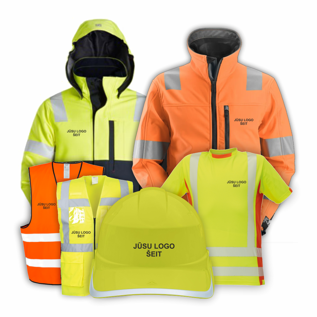 HI-VIS APĢĒRBS