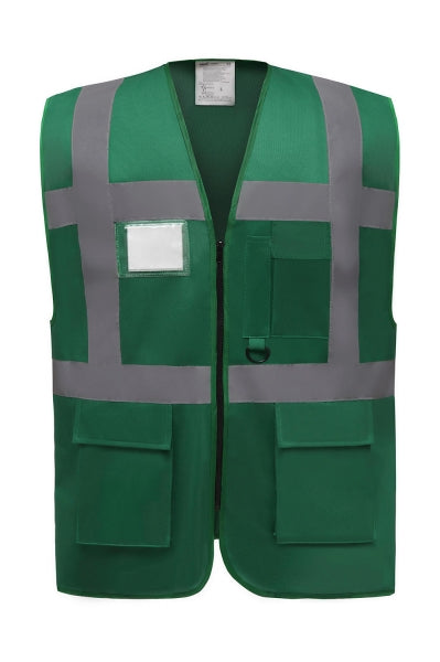 Krāsainas vestes ar atstarojošām līnijām