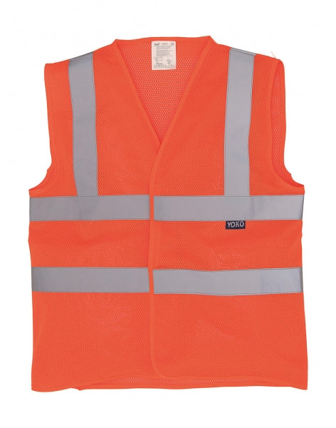 Deltena, oranža sieta tipa vestes ar atstarojošām līnijām