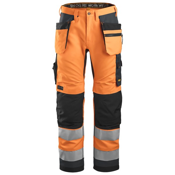 Snickers 6230 High-Vis Class 2 darba bikses – Redzamība, Komforts un Aizsardzība ikdienas darbā