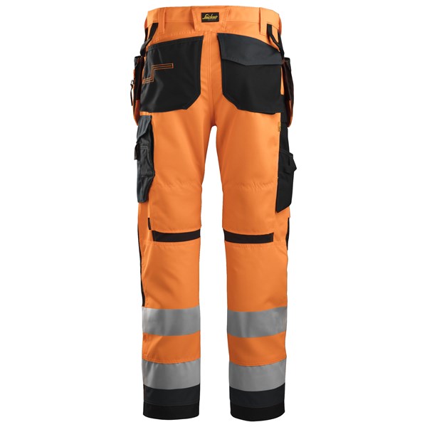 Snickers 6230 High-Vis Class 2 darba bikses – Redzamība, Komforts un Aizsardzība ikdienas darbā