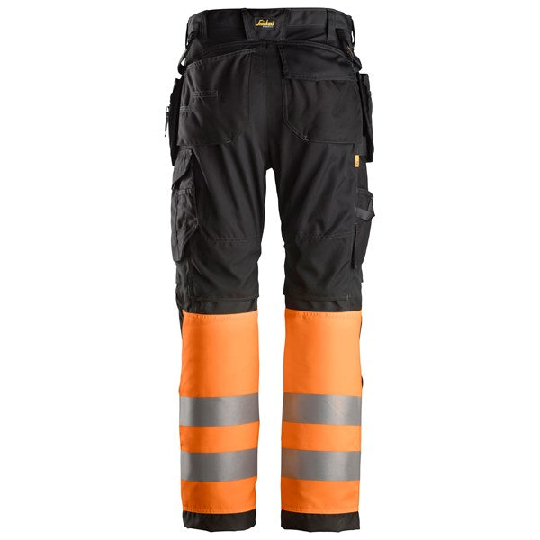 Snickers 6233 High-Vis Class 1 darba bikses – Redzamība, Komforts un Aizsardzība ikdienas darbam