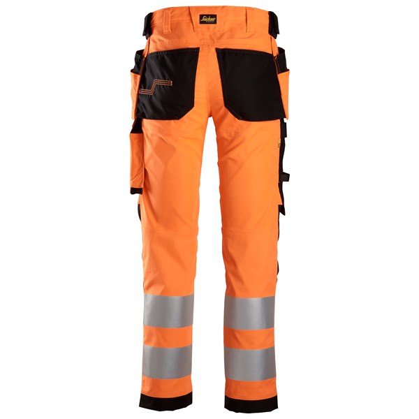 Snickers 6243 High-Vis Class 2 darba bikses – Redzamība, Komforts un Aizsardzība ikdienas darbā