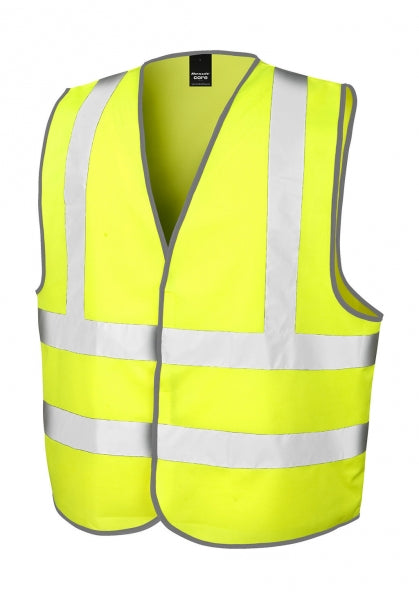 Deltena, oranža maģistrāles vestes ar atstarojošām līnijām
