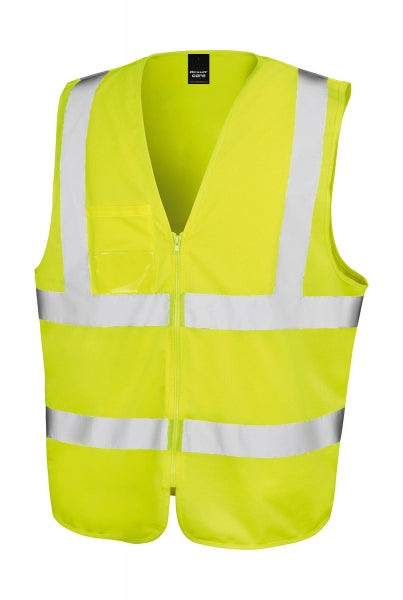 Rāvējslēdzēja I.D drošības veste ar atstarojošām līnijām