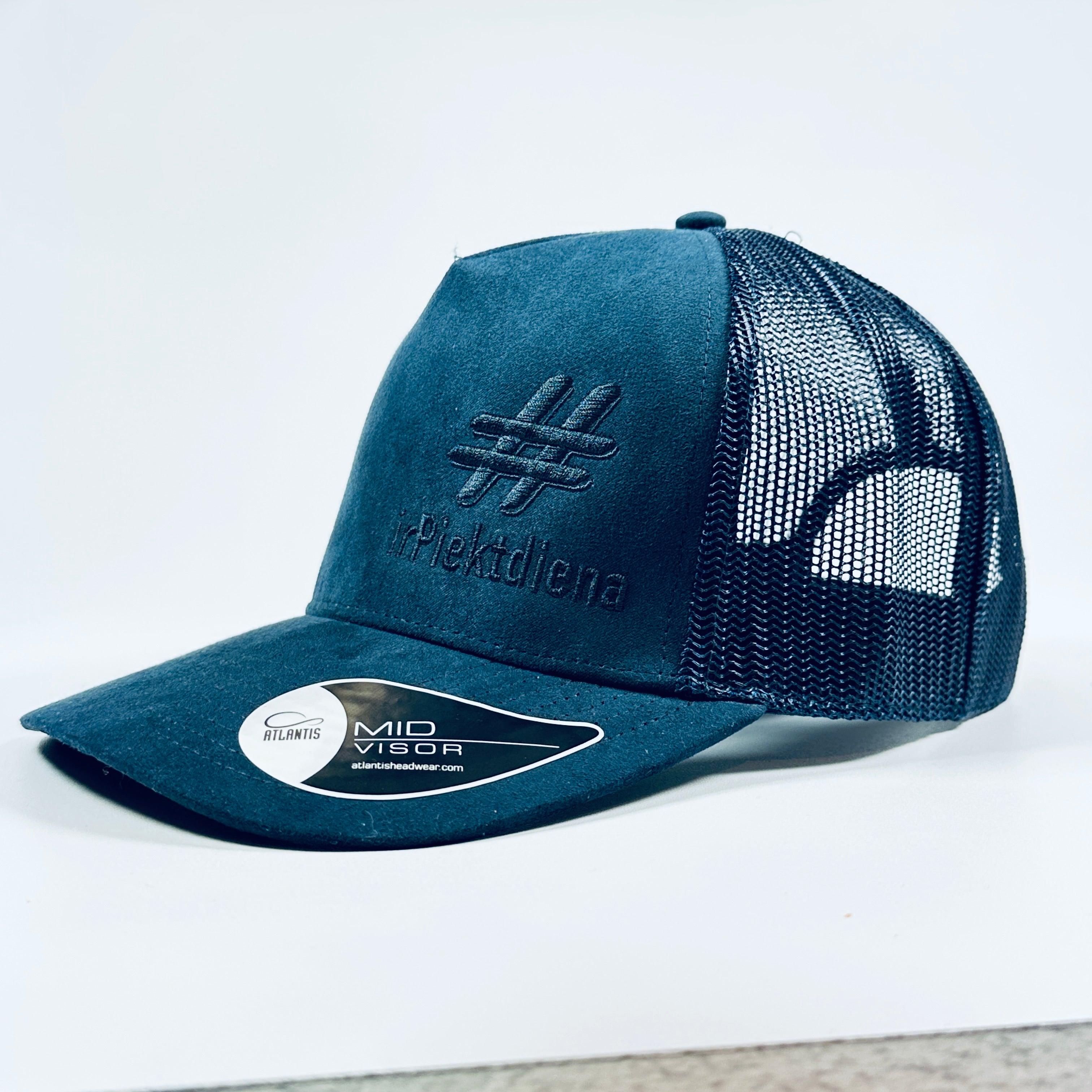 Cepure #ir5 Navy blue ar sietiņu