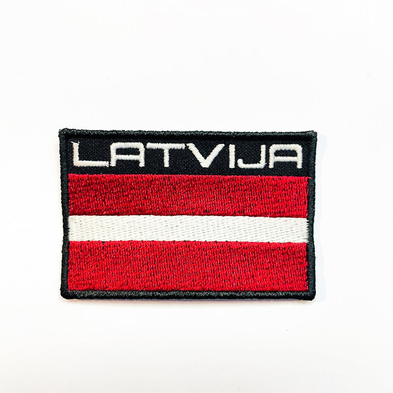 Uzšuve Latvija melna