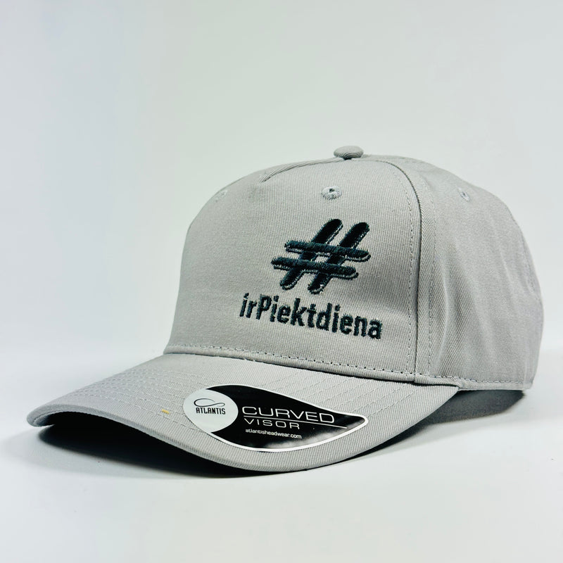 #ir5 Pelēka ar Navy blue izšuvumu SH