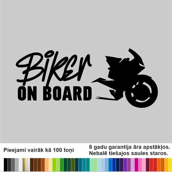 Biker on board
