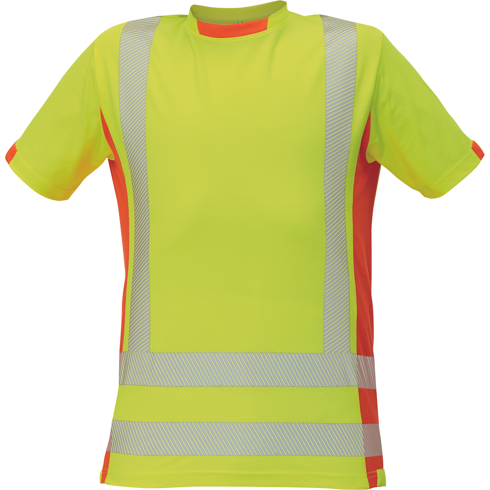 Hi-Vis T-krekls dzeltens ar oranžu