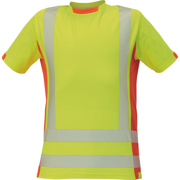 Hi-Vis T-krekls dzeltens ar oranžu