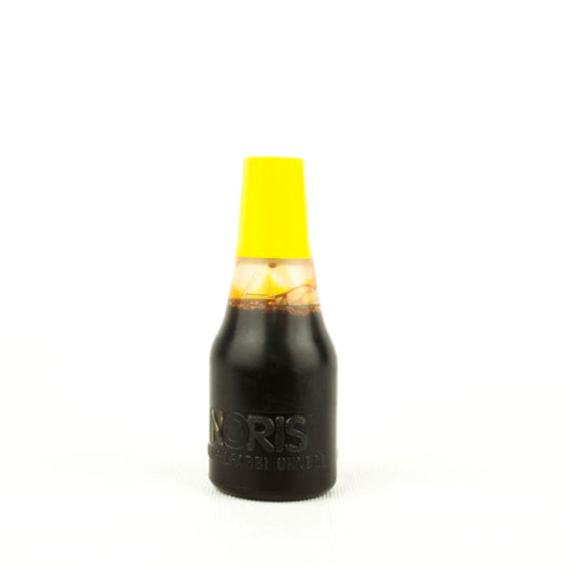 Noris zīmogu tinte dzeltenā krāsā 25ml pudelītē